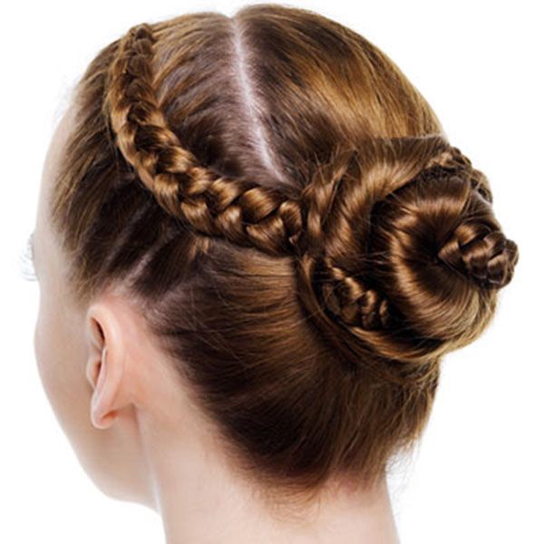 beautiful French Braid Hair Ladies Bun Making Tool / Hair Styling