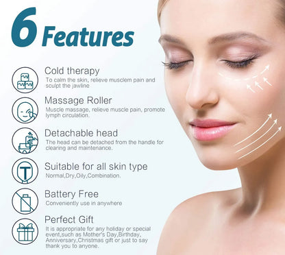 MARZAHAR Ice Roller for Face &amp; Eye Puffiness Relief, Cold Gel Ice