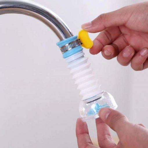 Adjustable Rotating Faucet Anti-splash Water-saving Valve Filter Tap Kitchen Device Head Swivel