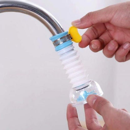 Adjustable Rotating Faucet Anti-splash Water-saving Valve Filter Tap Kitchen Device Head Swivel