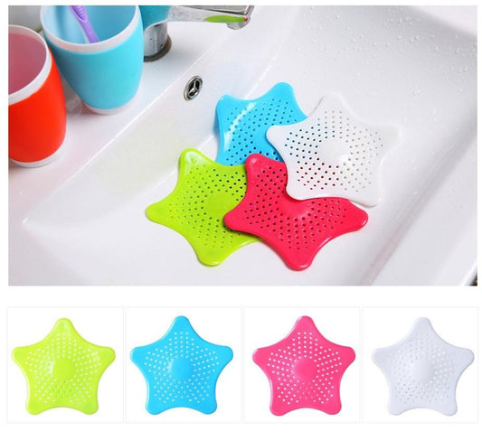 Silicone Rubber Star Fish Five-pointed Creative Star Sink Water Stopper Filter Sea