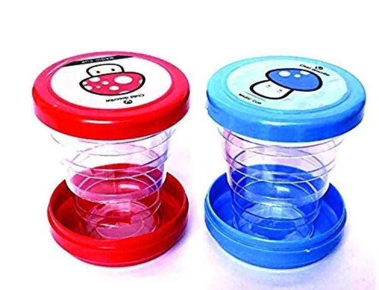 Pack of 2 Magic Glass for Kids, Folding Collapsible Magic Cup,