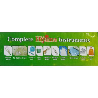 Hijama Special 10 in 1 Kit Imported Green Kit