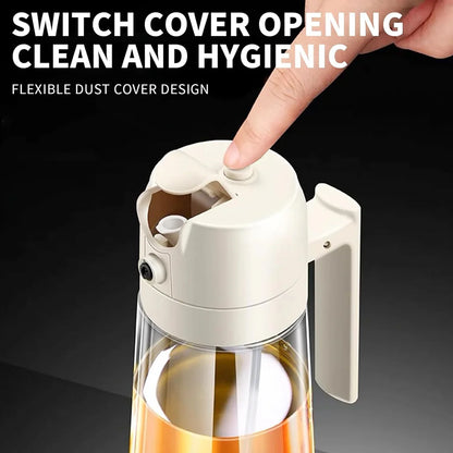 2 in 1 Oil Spray Jug - 470ml (Random Color)