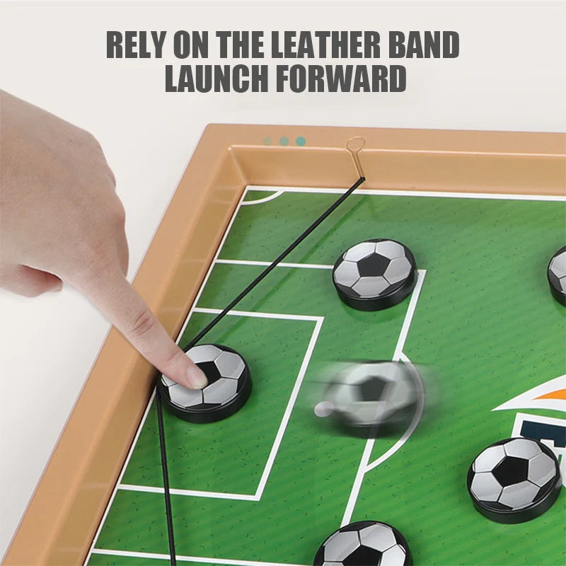 Wooden Sling Puck Game | Football Board Game | Wooden Hockey Soccer