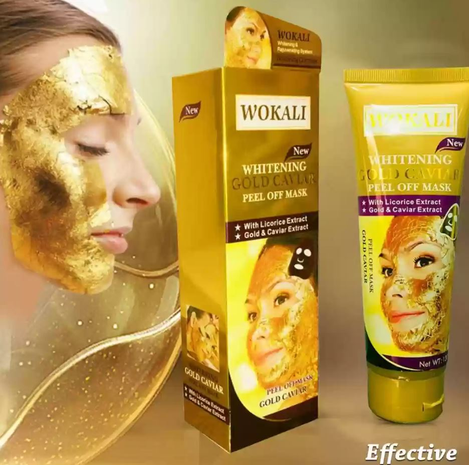 WOKALI Gold Caviar Mask Face Peel Off Mask Rejuvenating Skin Care Gold