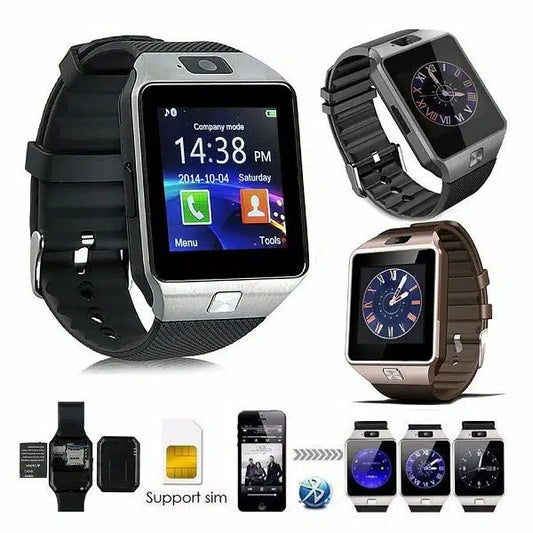 DZ09 Bluetooth Smartwatch,Touchscreen Wrist Smart Phone Watch Sports Fitness Tracker with SIM