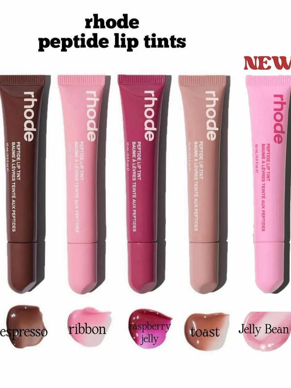 8 Colors Rhode Lip Care Series | Tinted Lip Balm | Lasting