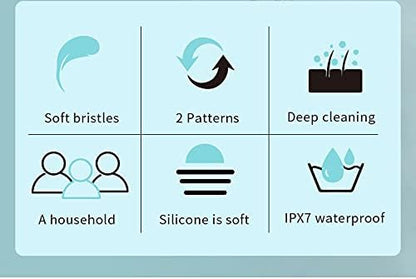 CNAIER Bath and Body Scrub Electric Brush Set - Rechargeable 4 in