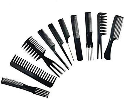 (10 Pcs) Multipurpose Salon Hair Styling Hairdressing hairdresser Barber Combs Professional Comb