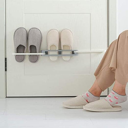 3 In 1 Shoes Rack Wall Mounted Folding Slippers Shoes Bathroom Towel