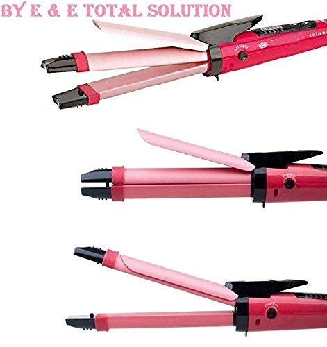 Hair Straightener| 2 in 1...Hair straightener and curler.