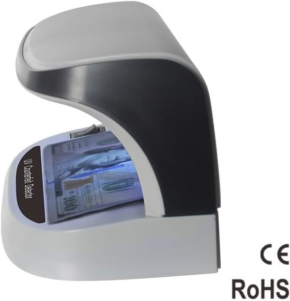 Portable Handy Small UV Counterfeit Detector Bank Note Detector Money Checker with
