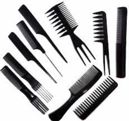 (10 Pcs) Multipurpose Salon Hair Styling Hairdressing hairdresser Barber Combs Professional Comb