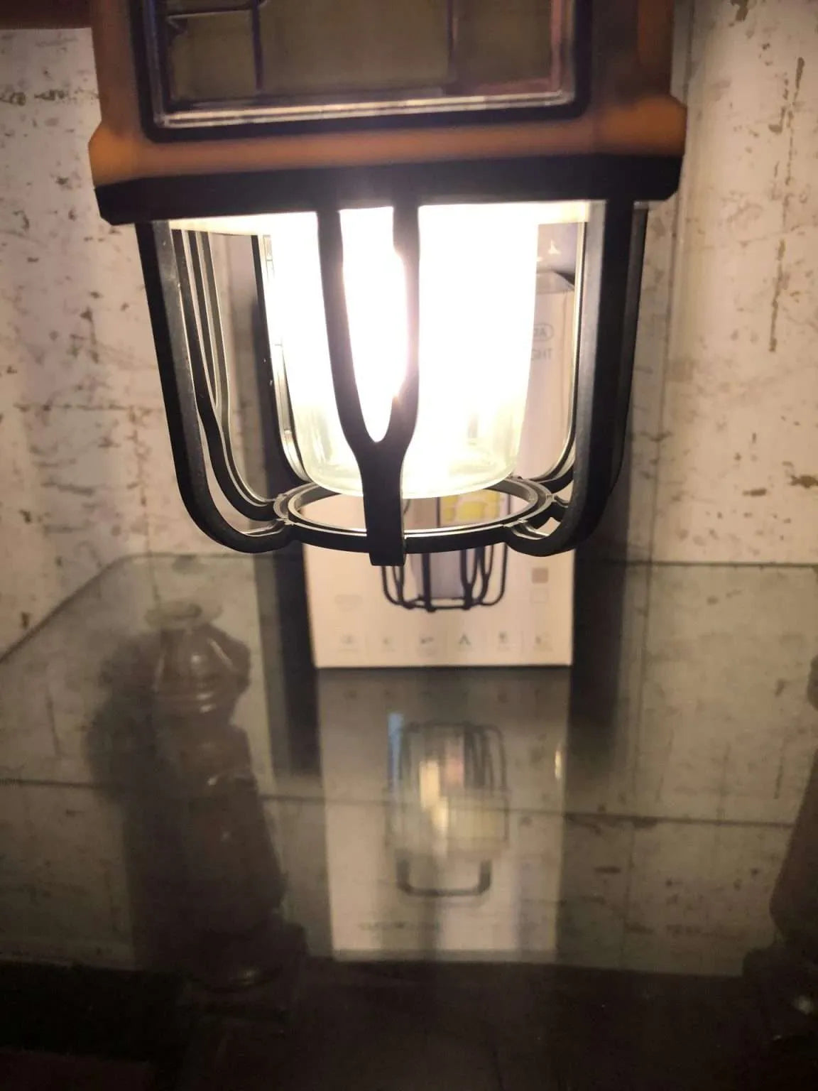 HelloCloud Multifunctional Camping Light Dual Bright &amp; Warm Modes Solar &amp; USB