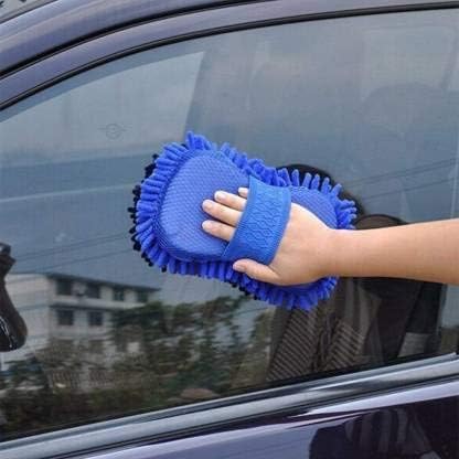Microfiber Sponge Pad with Grip Handle Multipurpose Microfibre Wash &amp; Dry Cleaning