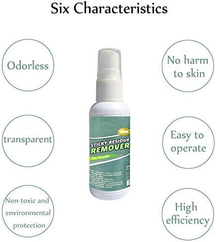 Sticky Stuff Remover Gel Spray, Portable Surface Safe Adhesive Remover, Ideal for