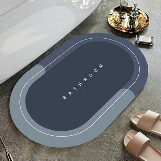 Nonslip Soft Rubber Bath Mat for Bathtub and Shower, Anti Slip Bacterial