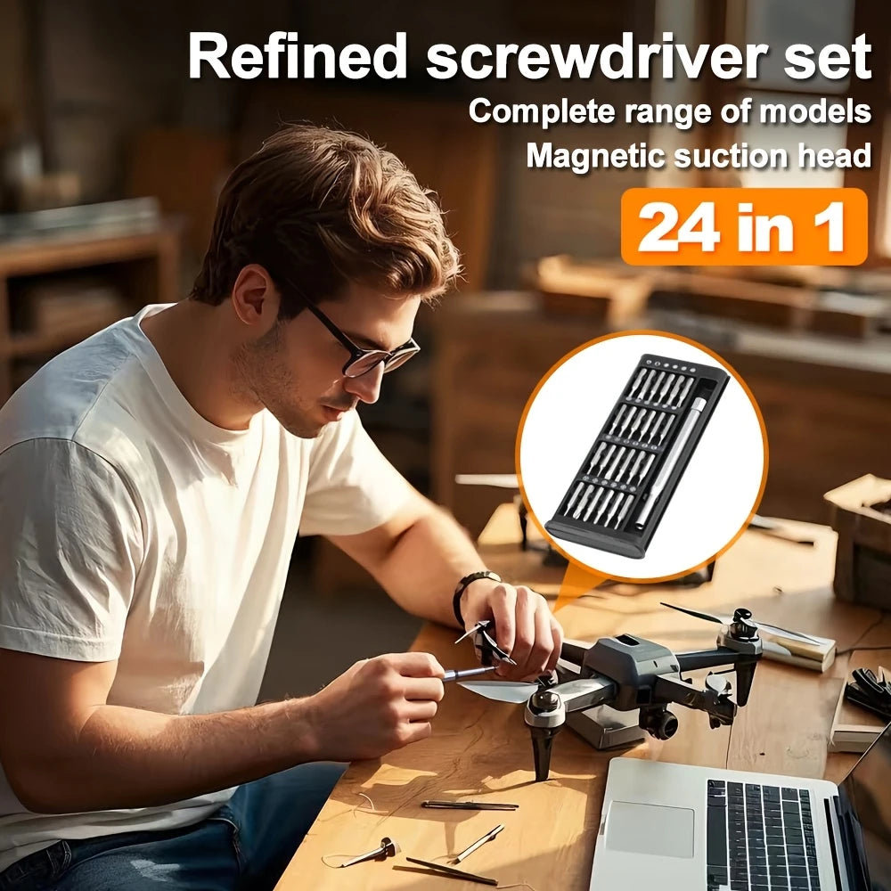 24 in 1 Precision Mini Magnetic Screwdriver Set, 24 in 1 Tool