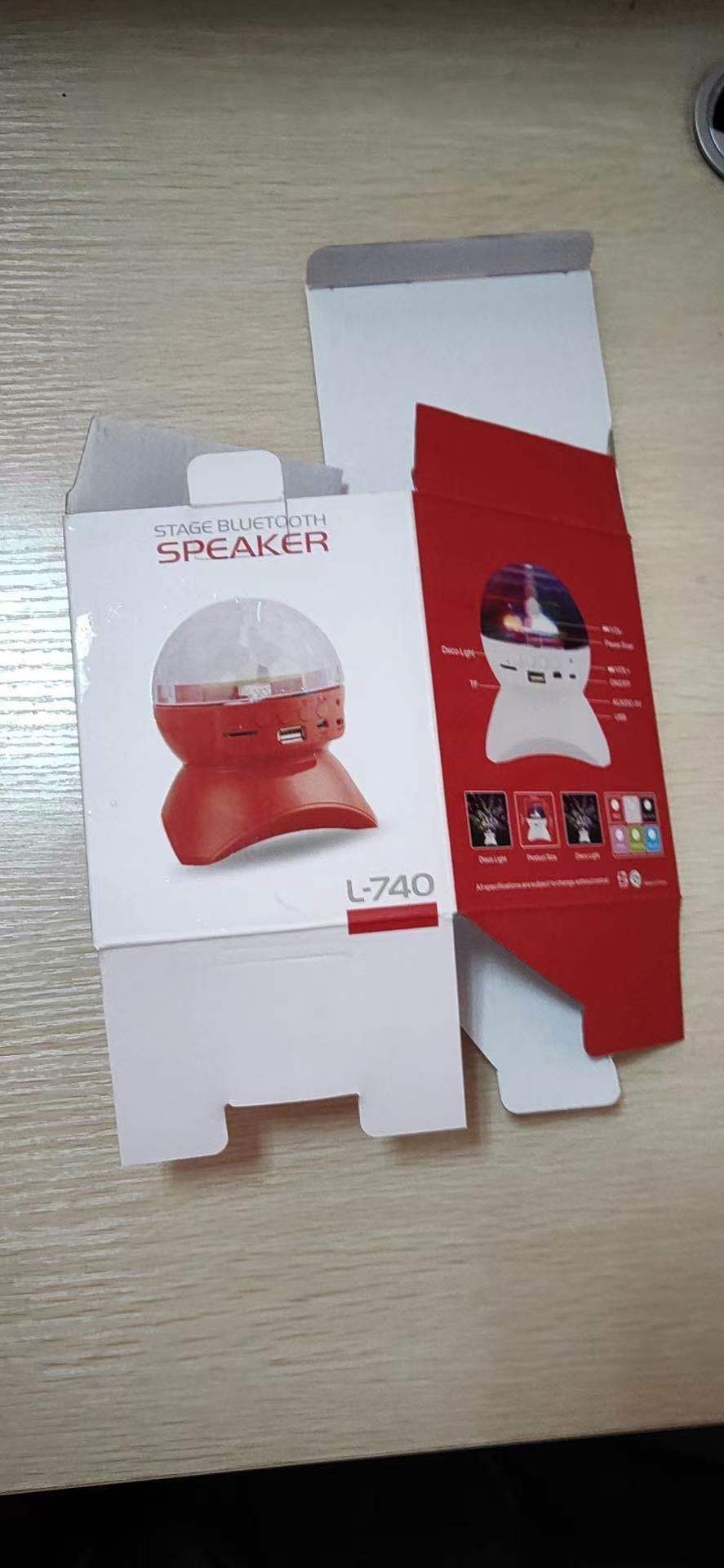 Colorful Lights Bluetooth Speaker Projection Lamp Small Speaker Large Volume Dynamic Night