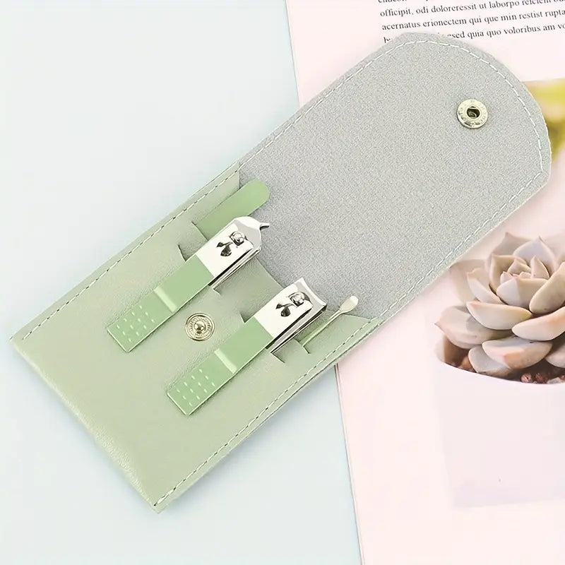 4 in 1 Professional Manicure Set 4-Piece Stainless Steel Nail Care Kit