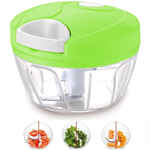 Speedy chopper multi use turbo cutter mini handy manual speed chopper for