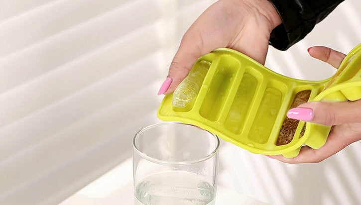 10 Grids Stick Shape Ice Tray Non-Stick | 10 Hole Finger Shape