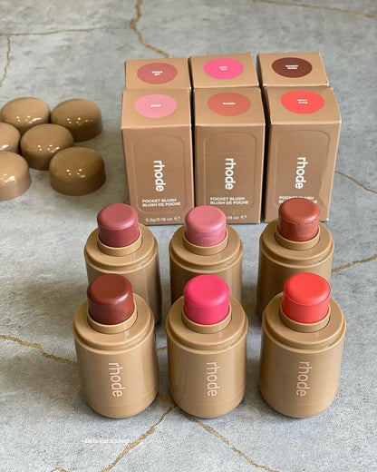 6 Colors Rhode Pocket Blush | Makeup Beauty Cosmetics long Lasting &amp;