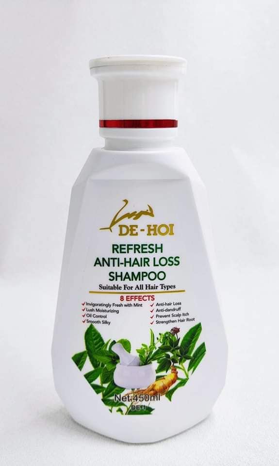 De-Hoi Refresh Anti-hair Loss Shampoo Ginger Hair Care Shampoo Helps Stop