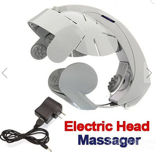 Electromagnet Electric Head Massager Digital Treatment Vibration Head Helmet Health Spa Brain