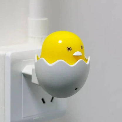 Automatic Little Yellow Duck Night Light | Yellow Duck With Egg Shape