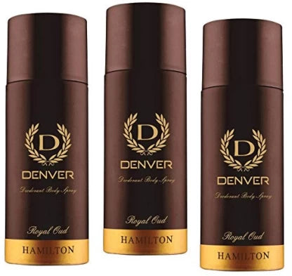 Denver ROyal Oud Hamilton body spray Full long lasting for Men