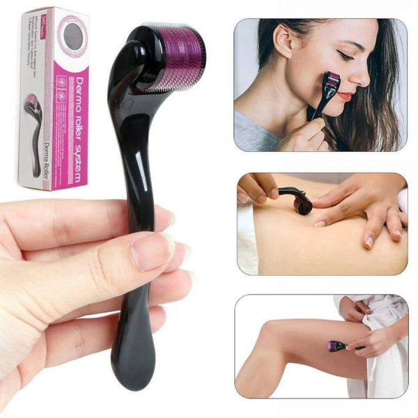 3 in 1 combo deal 1 Derma Roller (0.5mm) , Silicone Scalp