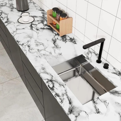 Self Adhesive Marble Sheet Sticker For Kitchen,(60×200) Cupboard, Wall Anti Oil