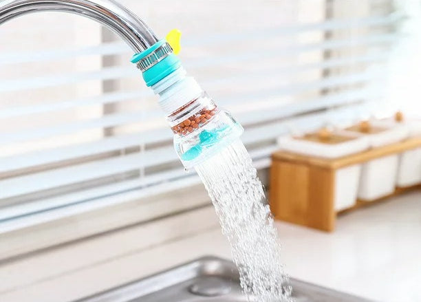 Adjustable Rotating Faucet Anti-splash Water-saving Valve Filter Tap Kitchen Device Head Swivel