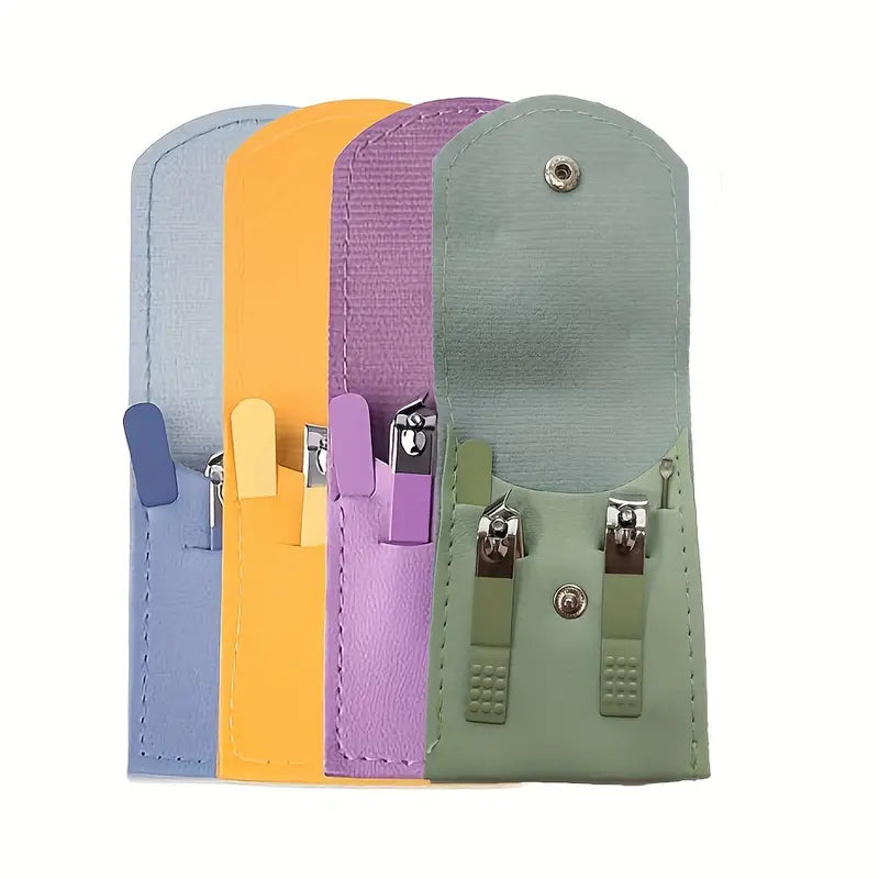 4 in 1 Professional Manicure Set 4-Piece Stainless Steel Nail Care Kit