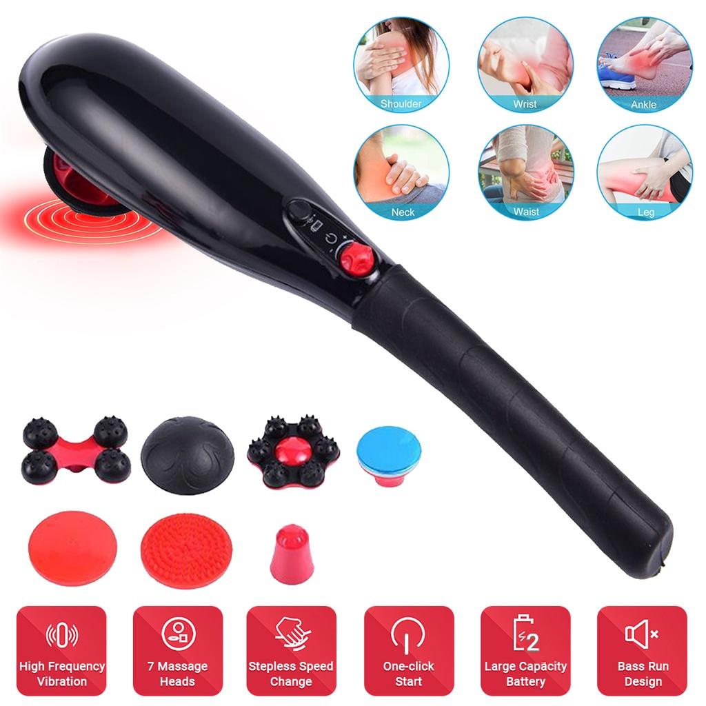 Blue idea Rechargeable Cordless Massager with different heads | Deep Massager for