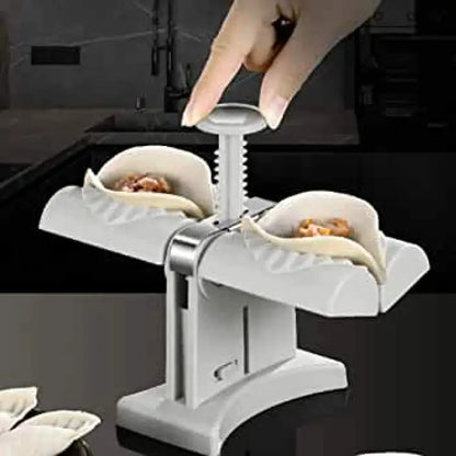 Double head design automatic dumpling machine mold, dumplings quickly and easily
