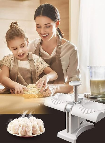 Double head design automatic dumpling machine mold, dumplings quickly and easily