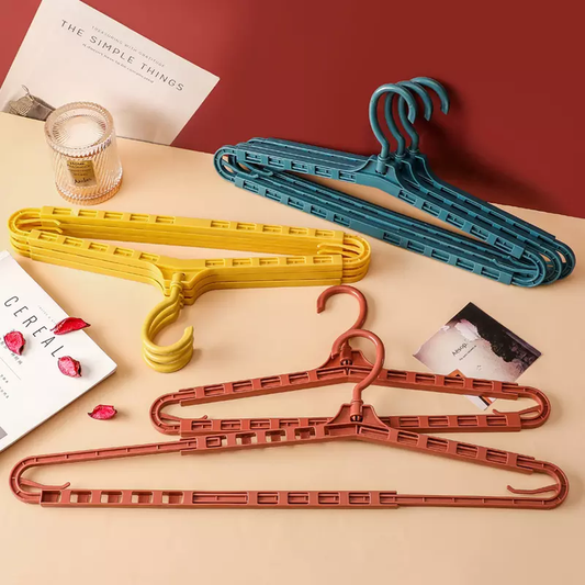 1 PC - 360 Degree Shrinkable Hangers for Clothes Swivel Hook Strong