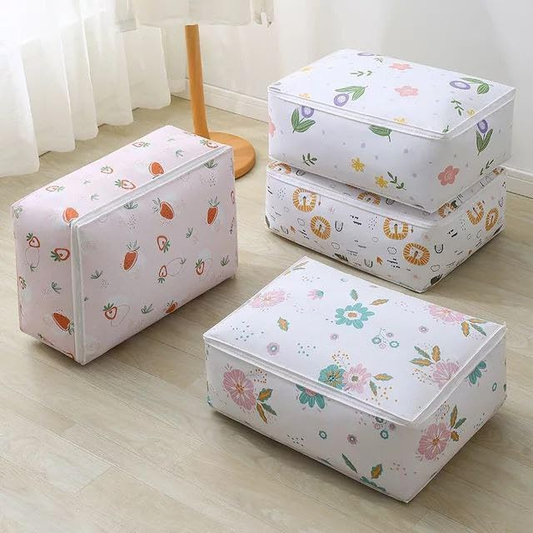 Quilt Storage Bag Waterproof Closet Organizers Zipper Folding Organizer Durable Clothing Packaging