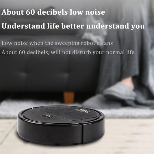 (NW00012) Portable Mini Wireless Smart Sweeping Robot Mopping 3 In1 Rechargeable Cleaning