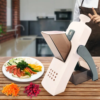 5 in 1 Mandoline Vegetable Slicer Food Chopper, Vegetable Cutter, Quick Fruit