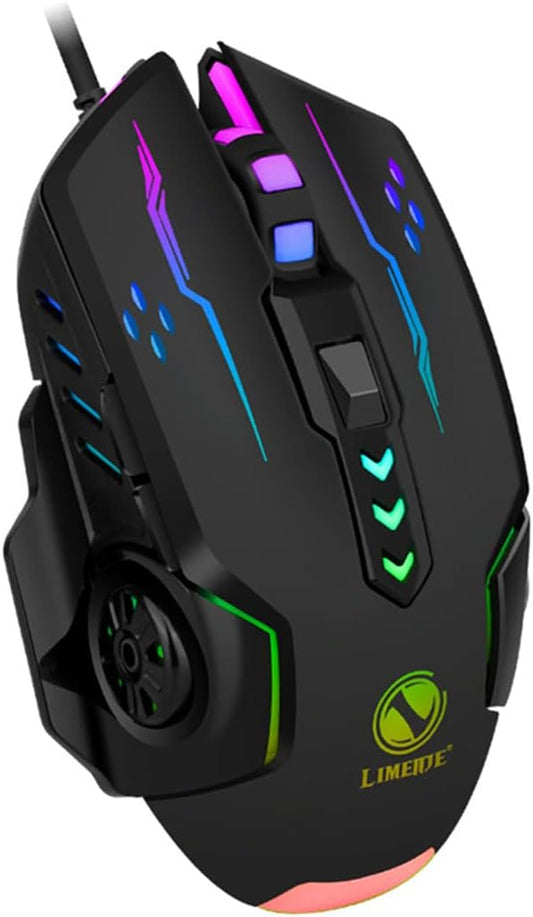 Gaming Glowing Mouse Backlit E-sports Colorful LED Light Mouse For Laptop PC