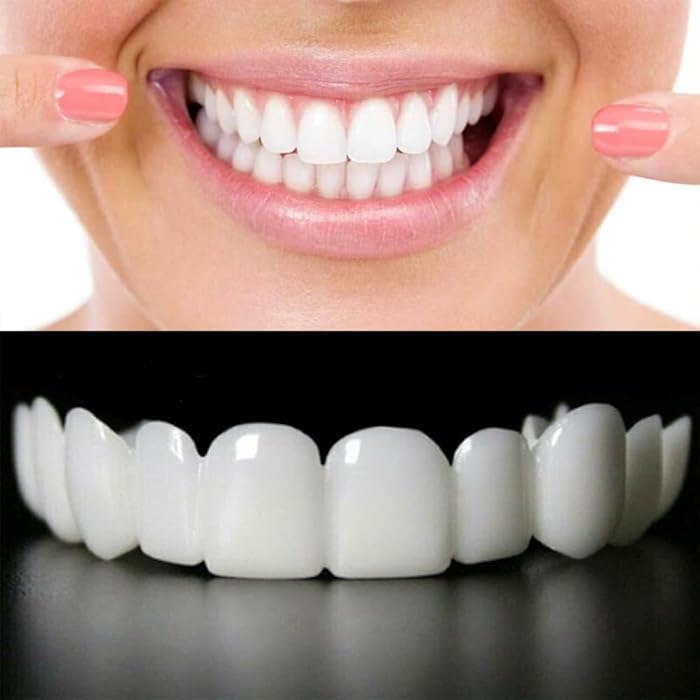 Snap-On smile for Beautiful Smiles Temporary Comfort Fit Whitening Instant Transformation for