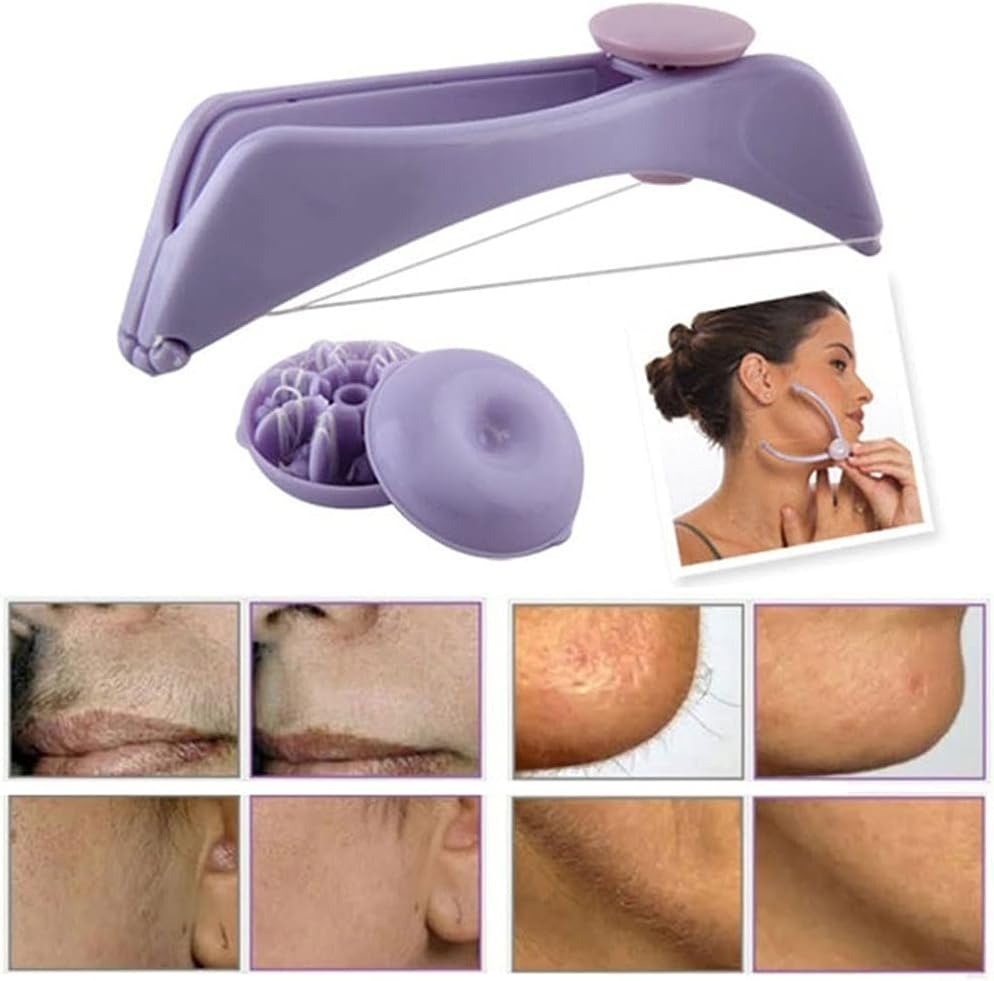 Eyebrow Threading Tool Modern Plastic Cotton Facial &amp; Body Hair Remover