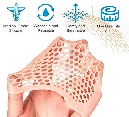 Silicone Gel Half Toe Heel Sleeve | Forefoot Insole Shoes Pain Relief