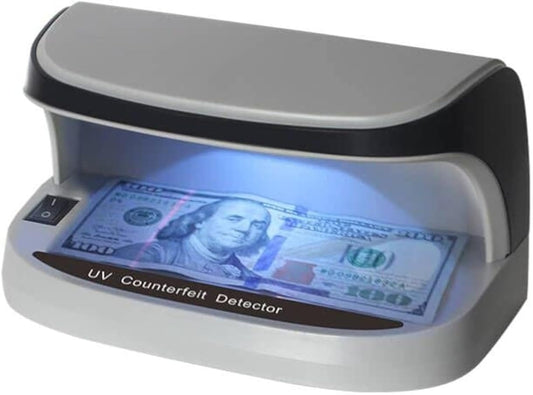 Portable Handy Small UV Counterfeit Detector Bank Note Detector Money Checker with
