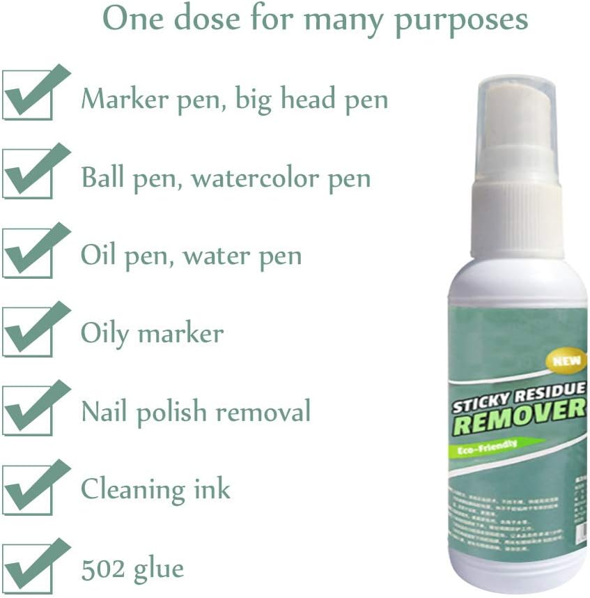 Sticky Stuff Remover Gel Spray, Portable Surface Safe Adhesive Remover, Ideal for