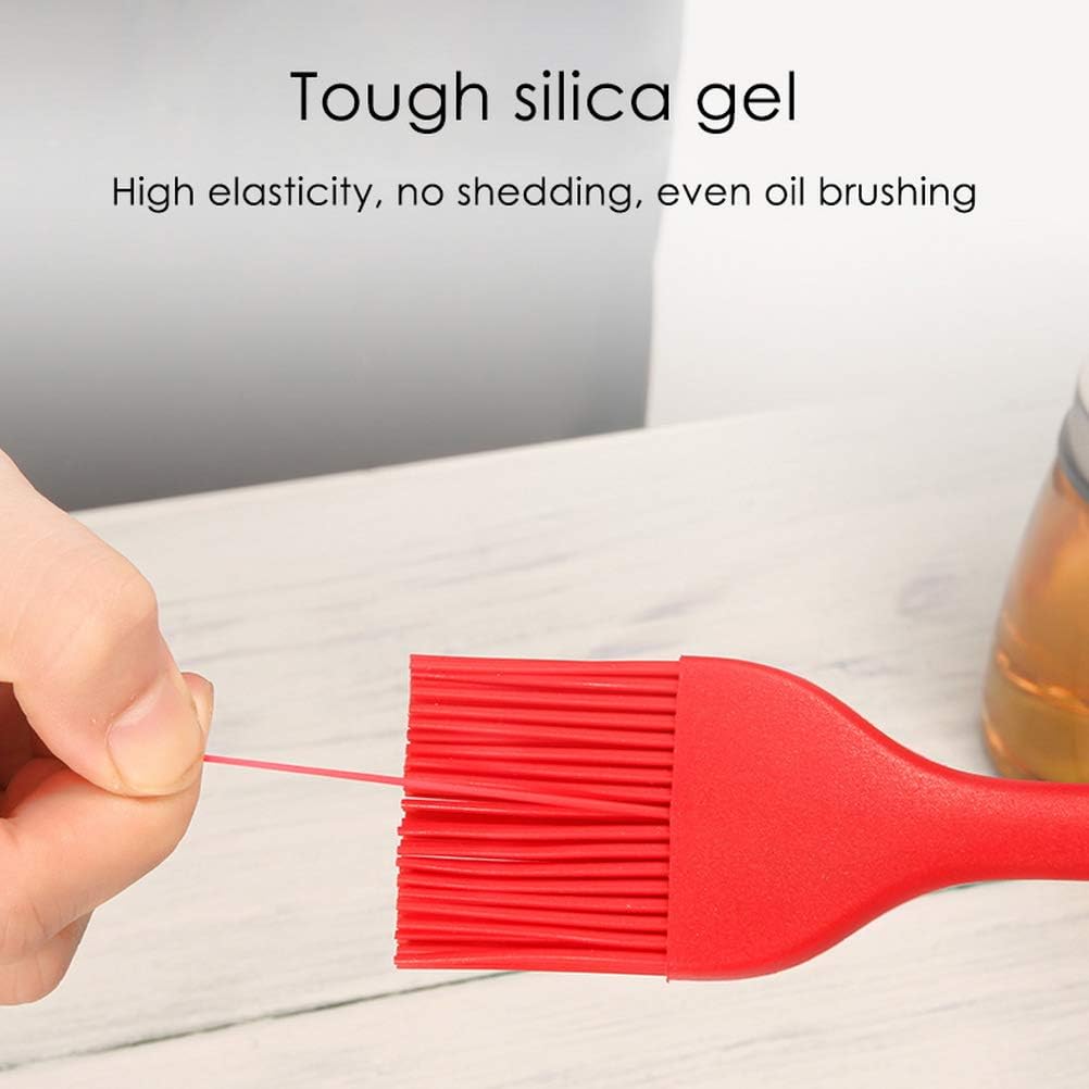01 Piece Food Grade Kitchen Household Oil Heat Resistant Silicone Brush, Brush